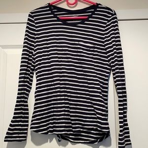 Striped pocket long sleeve